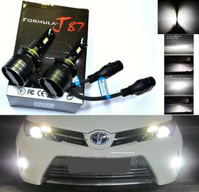 100w Formula-j87 731946681144 Led Kit G8 9005 Hb3 6500k White Two Bulbs Headlight Drl Daytime Replacement