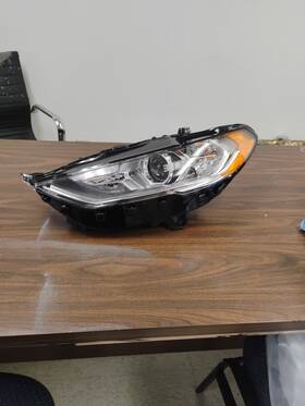 20-9860-90-9 Fusion For 2017 - 2019 2020 Ford Halogen Projector Chrome Headlight Left Driver