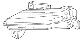 84856650 Genuine Gm Driver Side Daytime Running Lamp