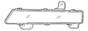 84856651 Genuine Gm Passenger Side Daytime Running Lamp