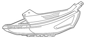 92207-s8010 Genuine Hyundai Daytime Run Lamp