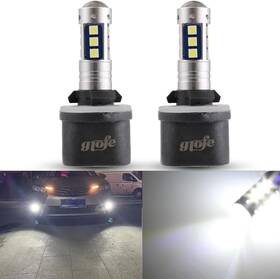 Glofe 780854361068 880 890 899 892 Led Bulbs 6000k White Xtreme Super Bright Fog Light Or