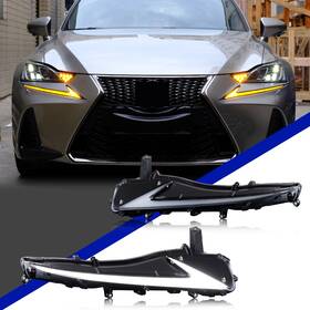 Go-3274 Glostdowen Led Daytime Running Lights Assembly For Lexus Is300 Is200t Is350 2017-2020 Drl