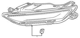 86507813 Gm Genuine Lamp