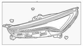 86797119 Gm Genuine Lamp