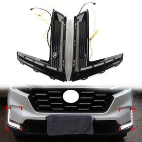 Goodcde 550740454743 Led Drl Daytime Running Light Dynamic Turn Signal Lamp For Honda Cr-v 2023-2024