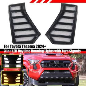 Hy008247 Han Led 3in1 Dynamic Daytime Running Lights Turn Signals For 2024-25 Toyota Tacoma