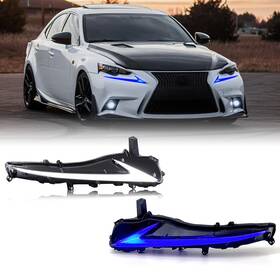 Hc-is-6095 Hcmotion Daytime Running Light For 2013-2016 Lexus Is200t/300 Is250 350 F Drl Turn Signal