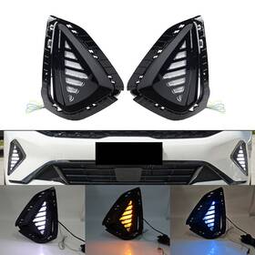 Hukyu 550725403438 Led Daytime Running Light Fog Lamp Turn Signal For Kia K3 Cerato 2022-2024