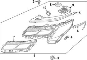 92208-s8500 Hyundai Genuine Daytime Run Lamp
