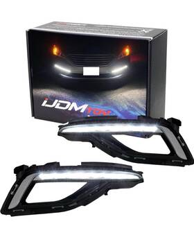 70-814 Ijdmtoy High Power Led Daytime Running Light Drl Lamps For 15-17 Hyundai Sonata Se Model