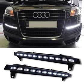 Fs70fs756 Ijdmtoy Direct Fit Switchback Led Daytime Running Lights With Turn Signal For 07-09 Audi Q7