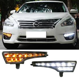 Fs70fs775 Ijdmtoy Switchback Led Daytime Running Lights Turn Signal For 2013-15 Nissan Altima