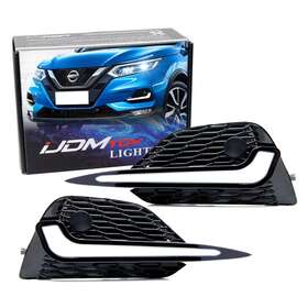 Fs70fs891-switchback Ijdmtoy Lower Bumper Switchback Led Daytime Running Light For 17-20 Nissan Rogue Sport