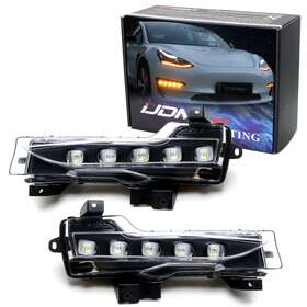 Fs70fs892-switchback Ijdmtoy Switchback Led Daylight Kit With Sequential Blink Turn Signal For Tesla Model 3 Y