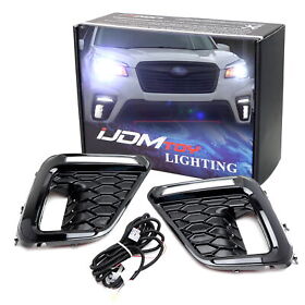 70-847-switchback Jdm Style S4 Switchback Led Drl Bezels For Subaru 2019-2021 Forester Sport Only