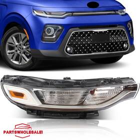 Ptwl14938cr Jx For Kia Soul 2020-2022 Front Halogen Daytime Running Light Drl Right Passenger