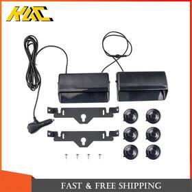 Adv164262 Kac 2pcs Windshield Flash Warning Lights Yellow-white For Truck Construction Vehicle
