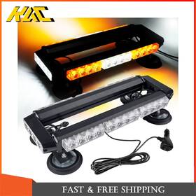 Adv181627 Kac Emergency Warning Strobe Flash Lights 35led With Magnetic Base Yellow White Light