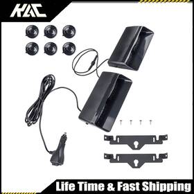 Spe203350 Kac 2pcs Windshield Flash Warning Lights For Truck Construction Vehicle Yellow-white