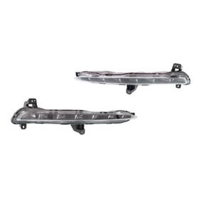 Hy2562100 Karparts360 For Hyundai Sonata 15-17 Daytime Running Light Driver And Passenger Side Pair Capa