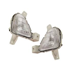 Hy2562106 Karparts360 For Hyundai Sonata 18 19 Daytime Running Light Passenger And Driver Side Pair Capa