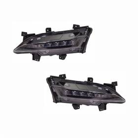 Llx-pair-fo2562100c-cl360a70 Karparts360 For Lincoln Mkc 2015-2019 Daytime Running Light Driver And Passenger Pair Capa