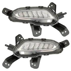 Plx-m0-321-1608l3ac-cl360a50 Karparts360 For Hyundai Elantra Gt 2018-2020 Daytime Running Light Driver And Passenger Capa