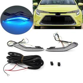 Kkkeeparts 336854158025 1pair Daytime Running Drl Turn Signal Light For Toyota Corolla L Le Xle Hybrid