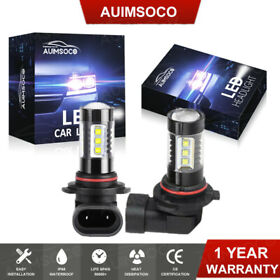 Auimsocorl092 Led Headlight Kit 9045 6000k White Bulbs Fog Lights For Chevy Colorado 2004-2012