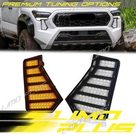 Dr48 Limo Plus For 2024 2025 Toyota Tacoma Front Fog Light Grille Daytime Running Drl Lamp
