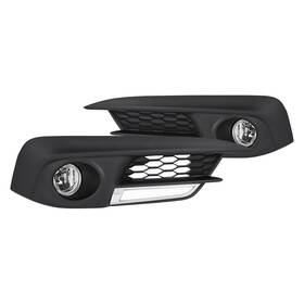 86-1001607 Lumen For Honda Civic 2016-2017 Factory Style Fog Lights W Led Drl