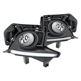 86-1001663 Lumen For Toyota Highlander 2014-2016 Fog Lights W Led Drl