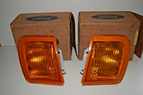 E64y-15a201-a Mercury 86-88 Sable Running Lights Body/lens Nos Pair Lamps 87 1986 1987 1988