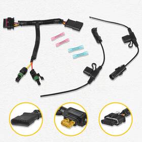 97109-0925 Mhmoto Mhqp-1565 Daytime Running Light Drl Adapter Wiring Harness For Jeep Wrangler Jl