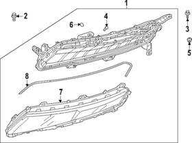 8310a063 Mitsubishi Genuine Combo Lamp Assembly