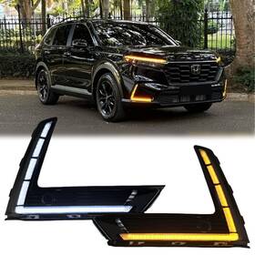 6modr007crv23-3 Moer-motorsports Drl For Honda Cr-v Crv 2023-2026 Led Daytime Running Light Turn Signal Fog
