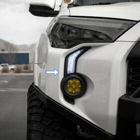 Moer-motorsports Modr011rn4-tm2 Drl For 2010-2024 Toyota 4runner Full Led Daytime Running Light Fog Lights 1 Set