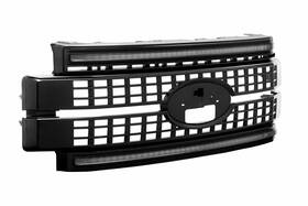 Xbg05 Morimoto Xbg Led White Drl Grille Unfinished For 2017-2019 Ford Super Duty