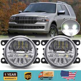 Fo259221 Mzorange Led Clear Fog Lights Bumper Lamp For Lincoln Navigator 2007-2014 Left Right Side