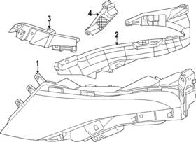 26125-7ba0b Nissan Genuine Lamp Front Combination L