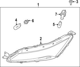 26129-6rr0d Nissan Genuine Lens And Housing