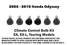 Od-kit-0116 Odyssey Honda Ex Dash Panel Climate Control Light Bulb Kit