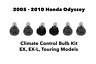 Od-kit-230 Odyssey For Honda Set Of Bulbs Heater Climate Control Light