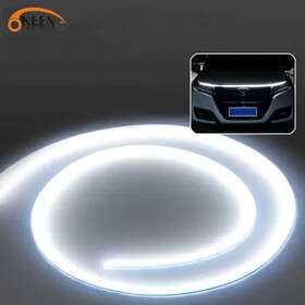 Jhgai-dg15 Okeen 150cm 59ftft Car Led Drl Hood Light Engine Cover Lighting Strip For Ford