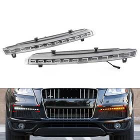 Onestart 550754292997 Led Drl Dynamic Daytime Running Light Turn Signal Lamp For Audi Q7 2010-2015 Us