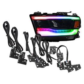 1281-504 Oracle Lighting For Ram 1500 19-24 Colorshift Simple Led Daytime Running Light Upgrade Kit
