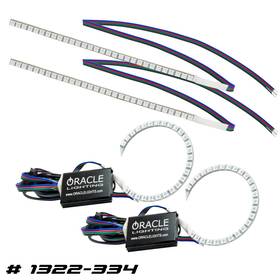 1322-334 Oracle Lighting 15-17 Ford Focus Rs/st Drl Upgrade With Halo Kit Colorshift Without Controller