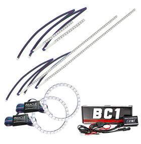 1324-335 Oracle Lighting 16-18 Honda Ridgeline Drl Upgrade With Halo Kit Colorshift Bc1 Controlle