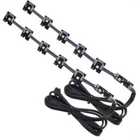 1404-334 Oracle Lighting Rgb W Headlight Halo Upgrade Kit For 14-23 Q50-colorshift Without Controller
